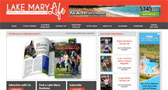 Desktop Screenshot of lakemarylife.com